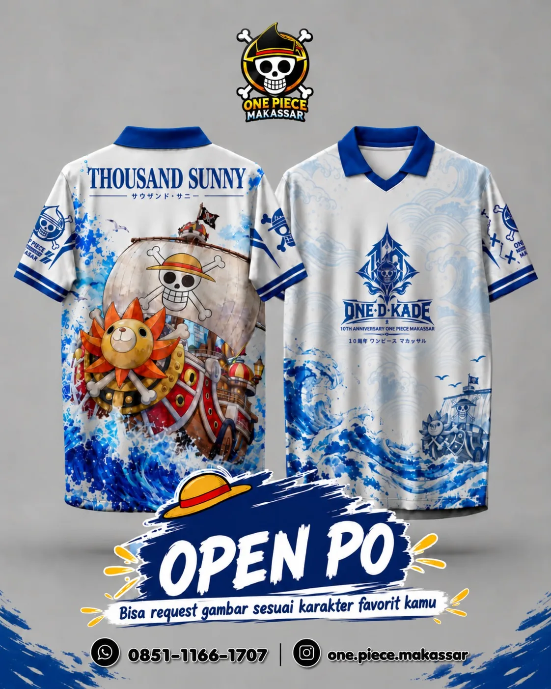 Kaos OPM 'Makassar Nakama Pride'